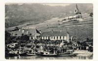 Ligerz__Hotel_Kreuz__Fahnenweihe_des_Pontonfahrvereins_Seeland_Ligerz_17__Juni_1906_index